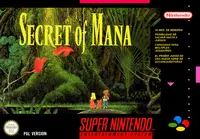 Secret of Mana — caja ESP